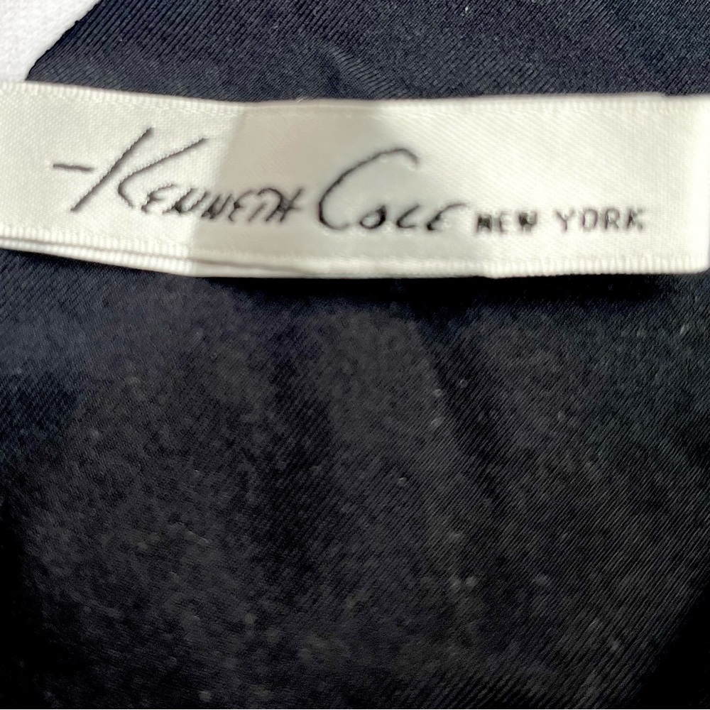 Kenneth Cole New York Black and White One-Piece Swimsuit Asymmetrical Design - Picture 4 of 5